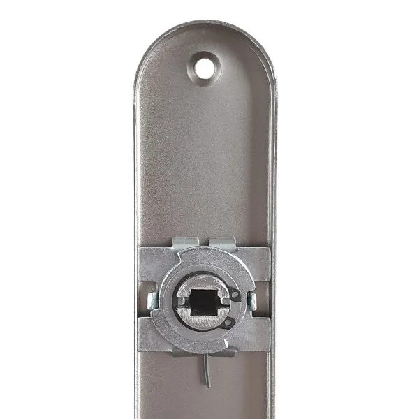 2 poignées de porte AUDACE, Aluminium entraxe 195 mm