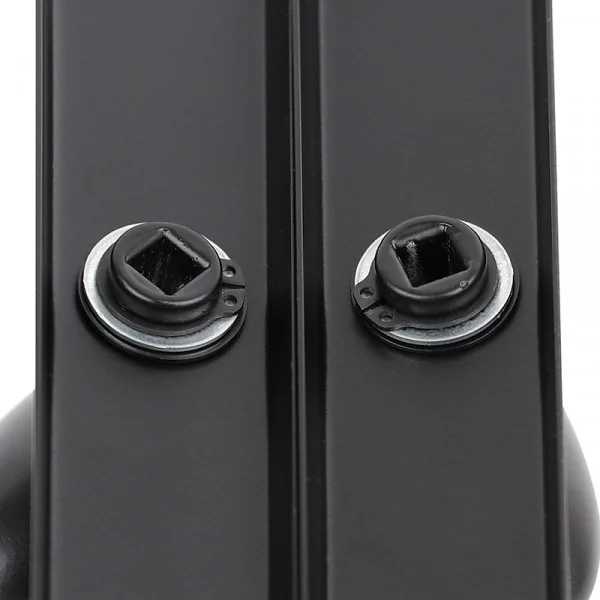 2 poignées de porte CHIC, Aluminium entraxe 195 mm