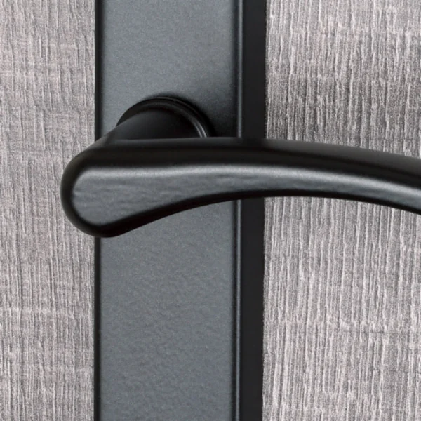 2 poignées de porte EVA, Aluminium entraxe 195 mm