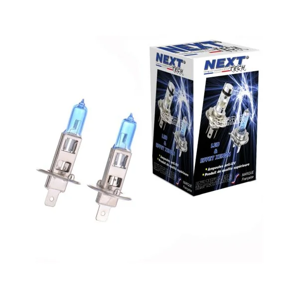Ampoule effet xenon H1 100W 6000K Next-Tech®