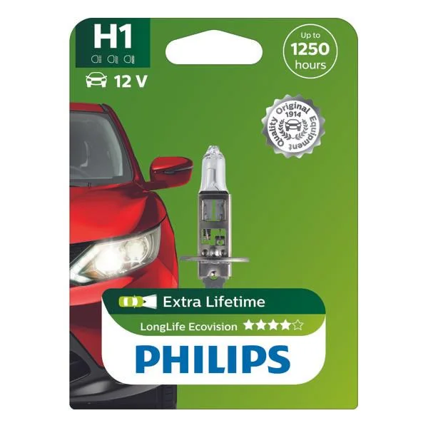Ampoule H1 X1 LLECO 12V 55W PH PHILIPS - 12258LLECOB1