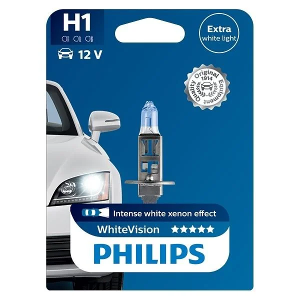 Ampoule H1 X1 WV 12V 55W PH PHILIPS - 12258WHVB1