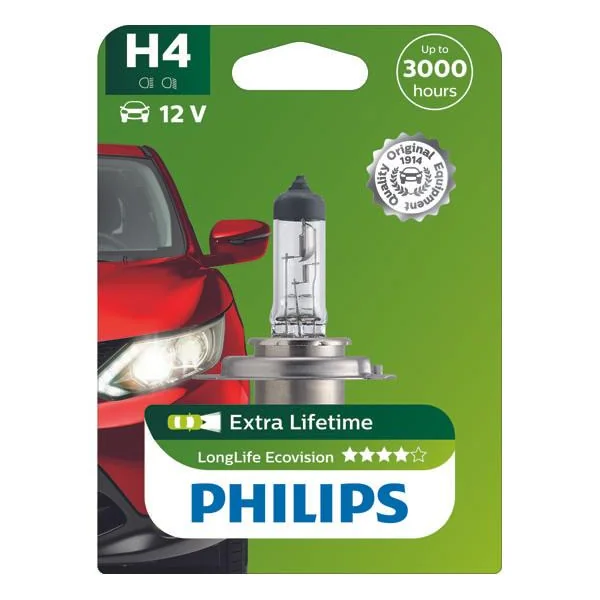 Ampoule H4 X1 LLECO 12V 60/55W PH PHILIPS - 12342LLECOB1