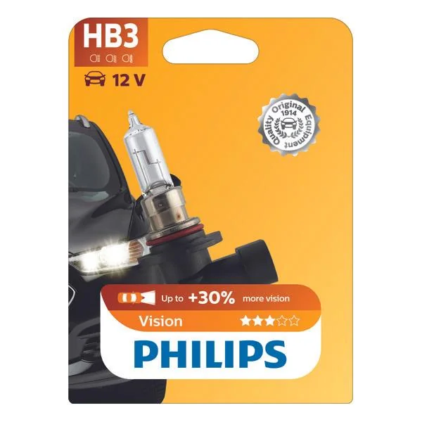 Ampoule HB3/9005 X1 PR 12V 65W PH PHILIPS - 9005PRB1