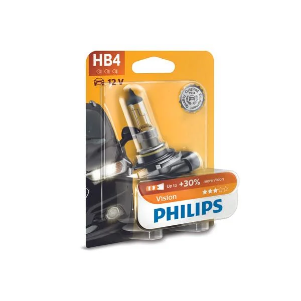 Ampoule HB4/9006 X1 PR 12V 55W PH PHILIPS - 9006PRB1