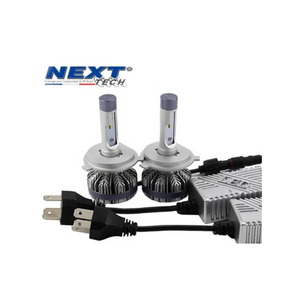 Ampoule LED moto H4 55W CANBUS ventilée haut de gamme Next-Tech®