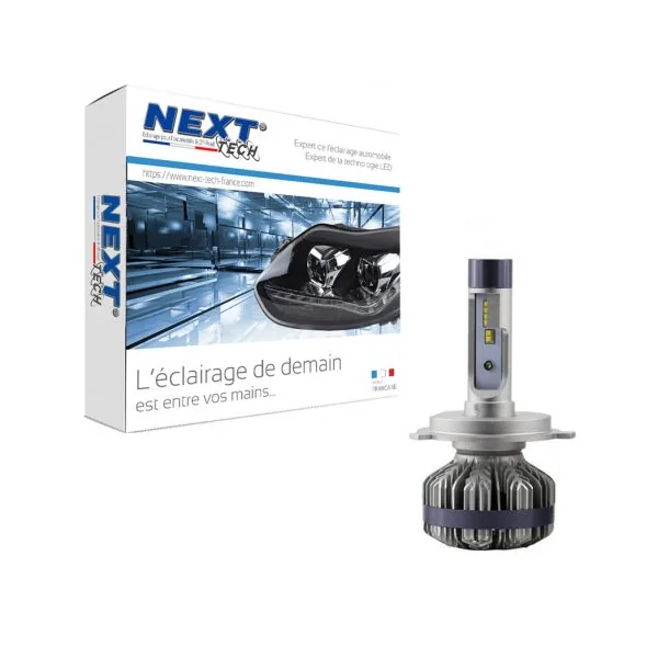 Ampoule LED moto H4 55W CANBUS ventilée haut de gamme Next-Tech®