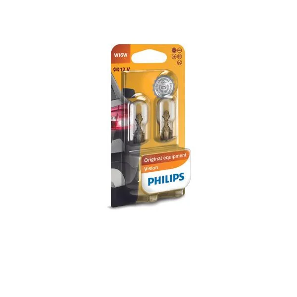 Ampoule PHILIPS W16W 12V PR PHILIPS - 12067B2