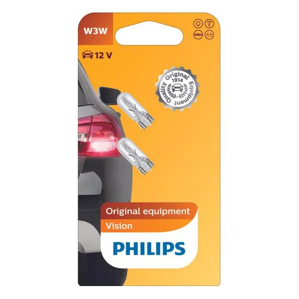 Ampoule W3W X2 12V PHILIPS - 12256B2
