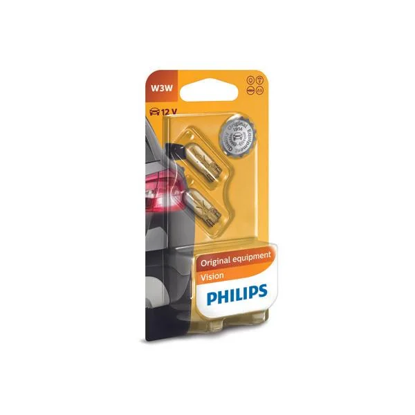 Ampoule W3W X2 12V PHILIPS - 12256B2