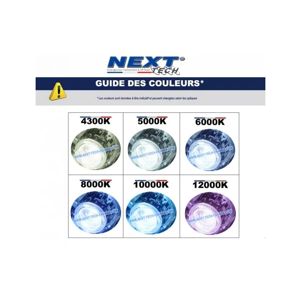 Ampoule xenon H9 55W Next-Tech® de rechange - vendues par paire