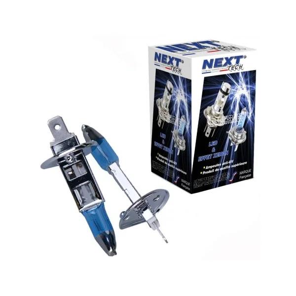 Ampoules H1 55W effet xenon - magic white 5000K - Next-Tech®