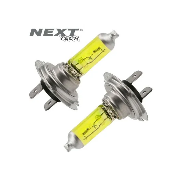 Ampoules H7 12V 100W jaunes 2700K look ancien