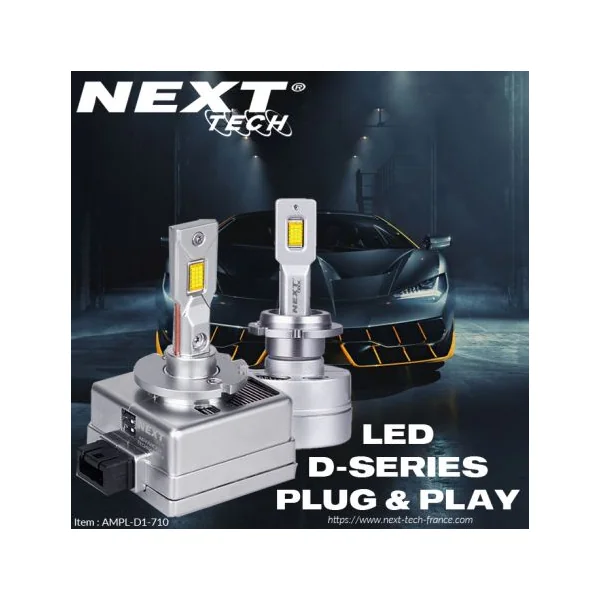 Ampoules LED D1S D1R 55W Plug and Play Canbus avancé