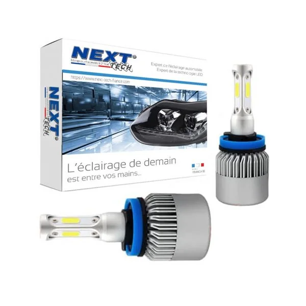 Ampoules LED H11 haute puissance 100W - Feux de route