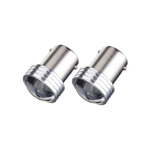 Ampoules LED P21W BA15S 1156 courtes - blanc