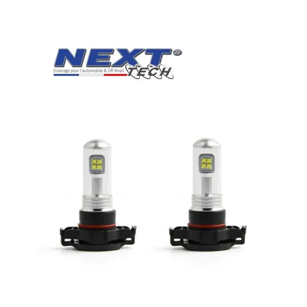 Ampoules LED PSX24W H16 35W haute puissance - Blanc