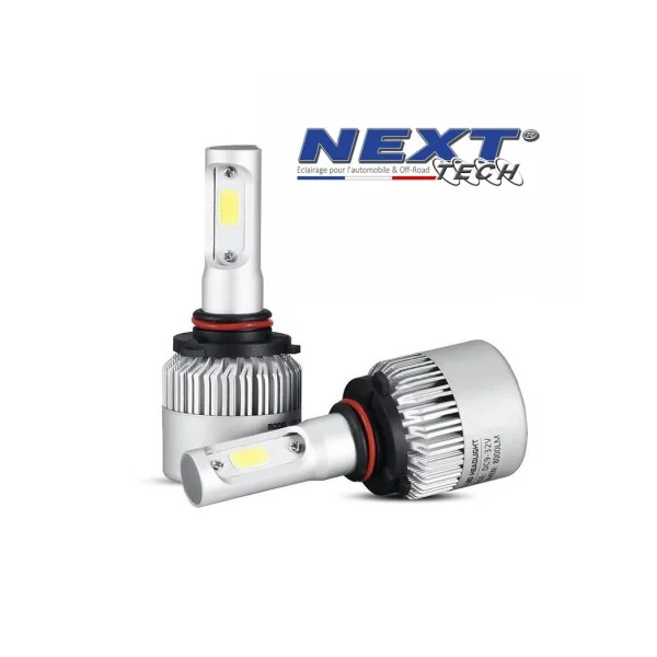Ampoules LED ventilées HB3 9005 75W blanc - Next-Tech®