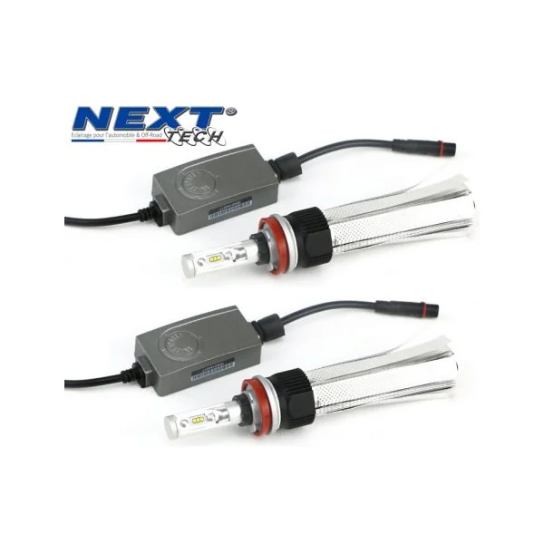 Ampoules LED voiture H11 55W homologuées 6000lm Canbus - Next-Tech®