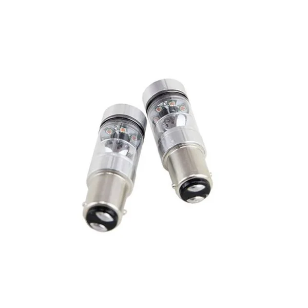 Ampoules P21/4 LED BAZ15D CANBUS 360° feux de jour - Blanc