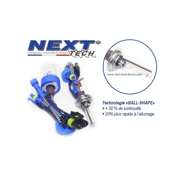 Ampoules xenon 55W haut de gamme H7X Next-Tech® - vendues par paire