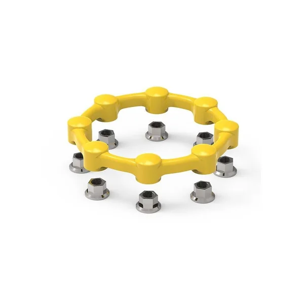 Anneau de retenue Jaune Fluo 32-33mm 10Goujons/Entraxe 335