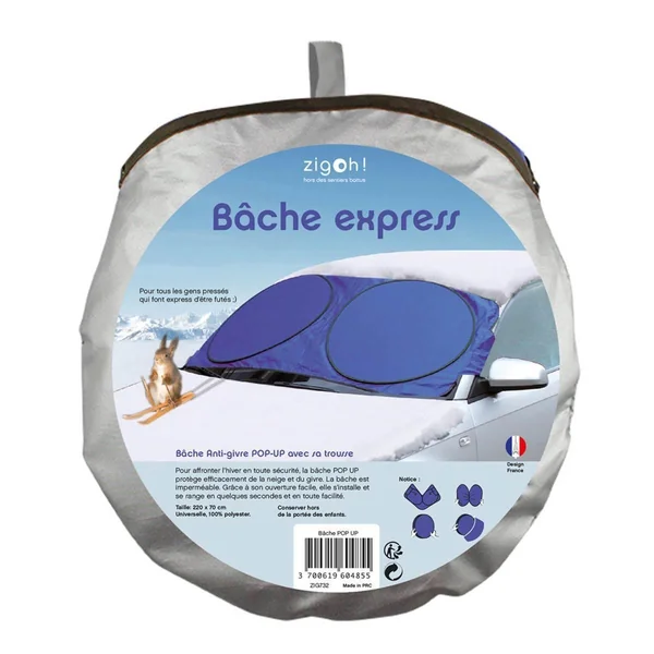 BACHE POP UP DANS POCHON ZIGOH !
