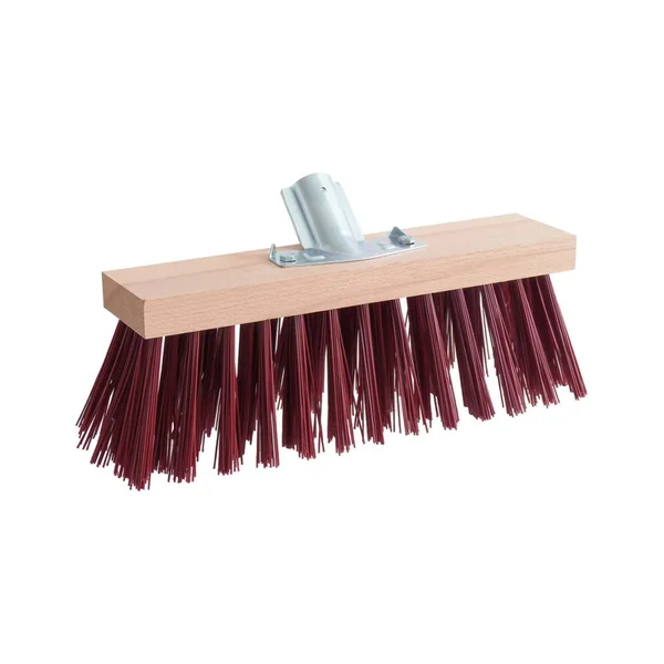 Balai de cantonnier PVC rouge 320x75mm - 5 rangs