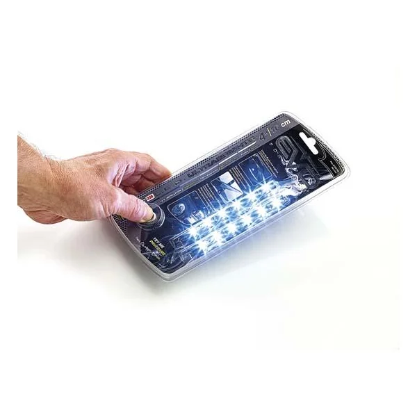Bande blanche LED 10cm 2 pièces - EVO