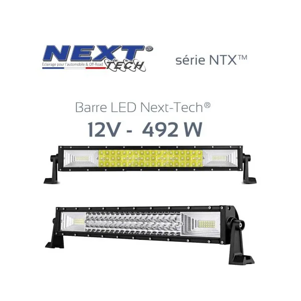 Barre LED 4x4 12v / 24v 492W - 870mm - série NTX™