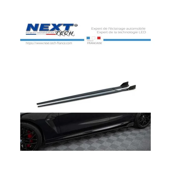 Bas de caisse jupe latéral V1 avec aileron BMW M8 F93 M850i G16 Grand coupe