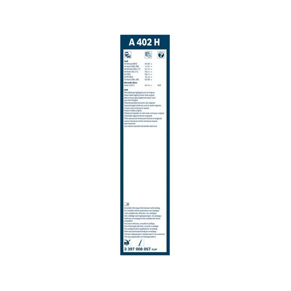 Bosch Balai d'essuie-glace Rear A402H