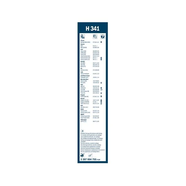 Bosch Balai d'essuie-glace Rear H341