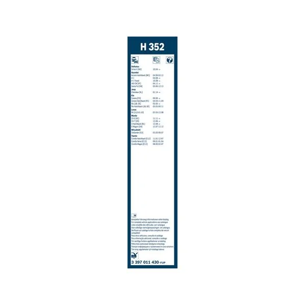 Bosch Balai d'essuie-glace Rear H352