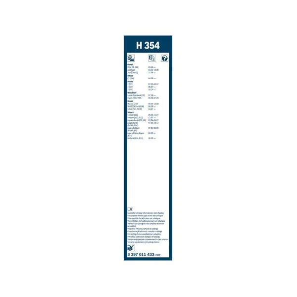 Bosch Balai d'essuie-glace Rear H354