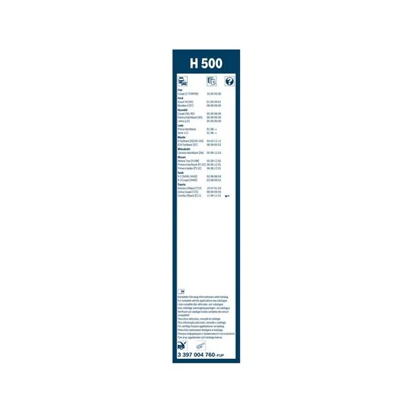 Bosch Balai d'essuie-glace Rear H500