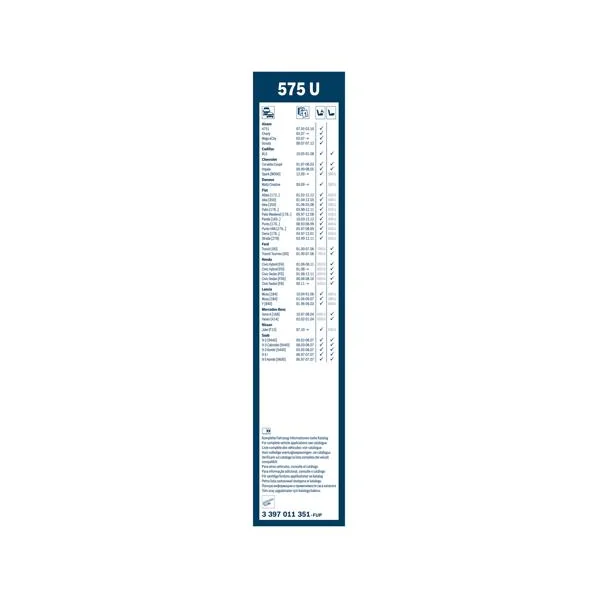 Bosch Balai d'essuie-glace Twin 575U