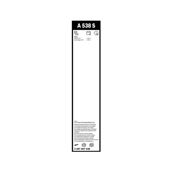 Bosch Balais d'essuie-glace Aerotwin A538S