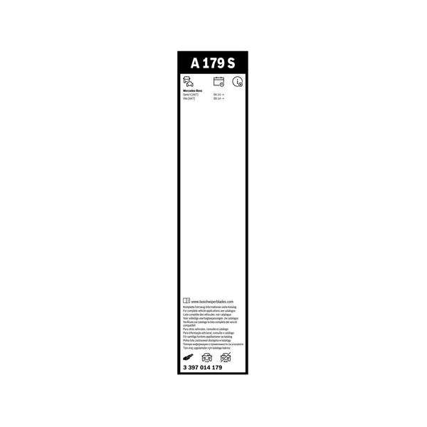 Bosch Balais d'essuie–glace plats Aerotwin A179S