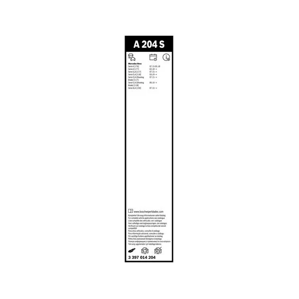 Bosch Balais d'essuie–glace plats Aerotwin A204S