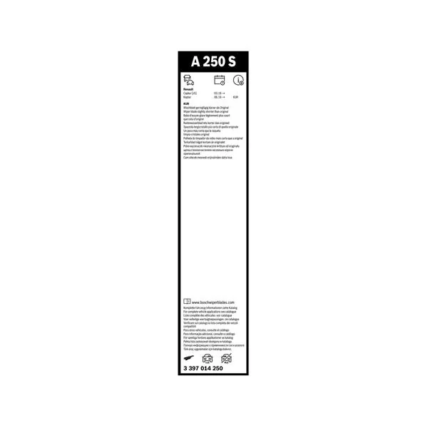 Bosch Balais d'essuie-glace plats Aerotwin A250S