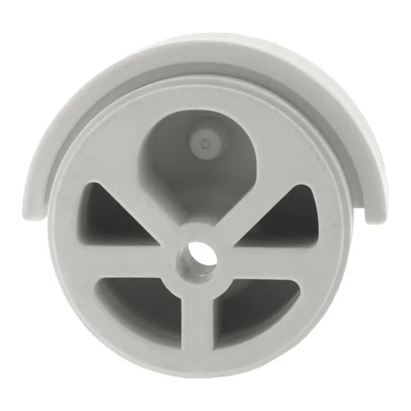 Butée de porte sol DESIGN, Caoutchouc blanc
