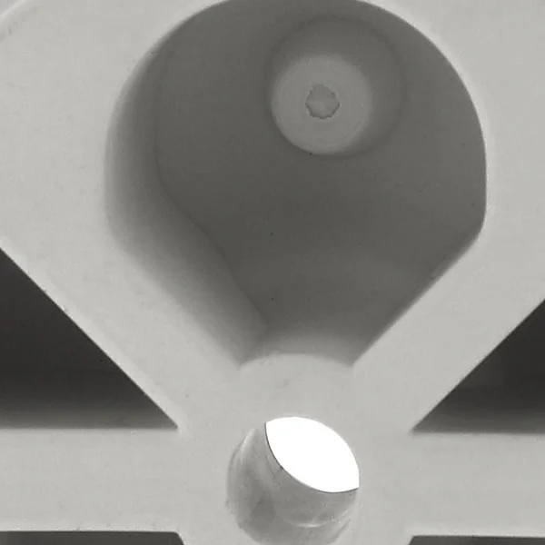 Butée de porte sol DESIGN, Caoutchouc blanc