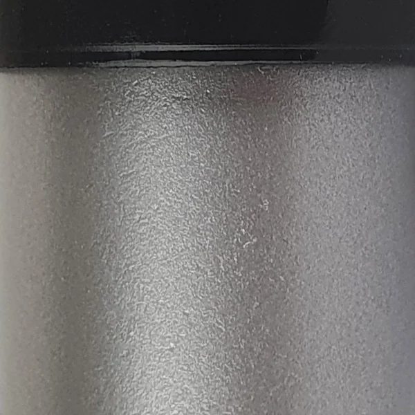 Butée de porte sol DOME, Aluminium anodisé gris argent