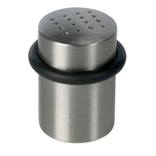 Butée de porte sol VALIA, Laiton nickel mat