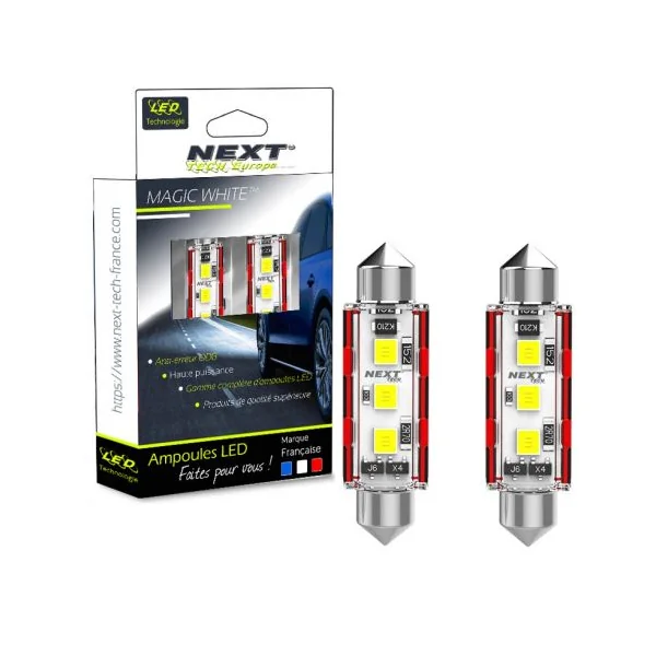 C10W LED Canbus 12V - 24V navettes 41mm Next-Tech®