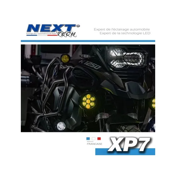 Caches de protection jaunes 110mm pour feux LED longue portée XP7