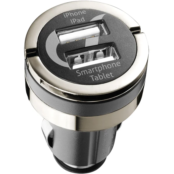 CHARGEUR ALLUME-CIGARE DUAL + USB 4A CELLULARLINE