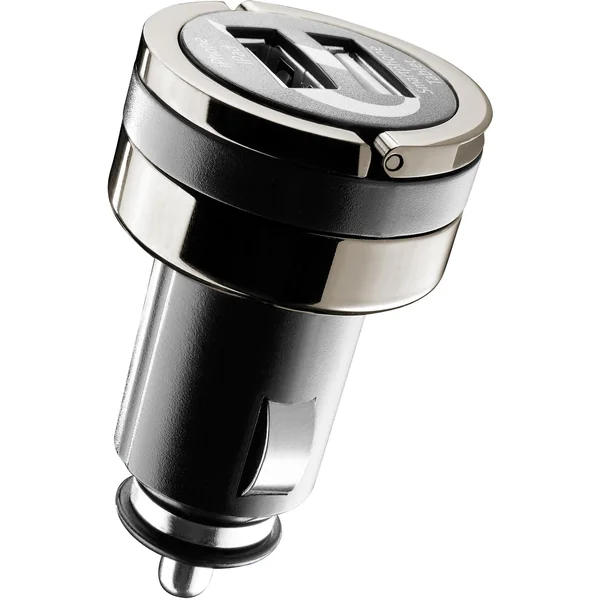 CHARGEUR ALLUME-CIGARE DUAL + USB 4A CELLULARLINE