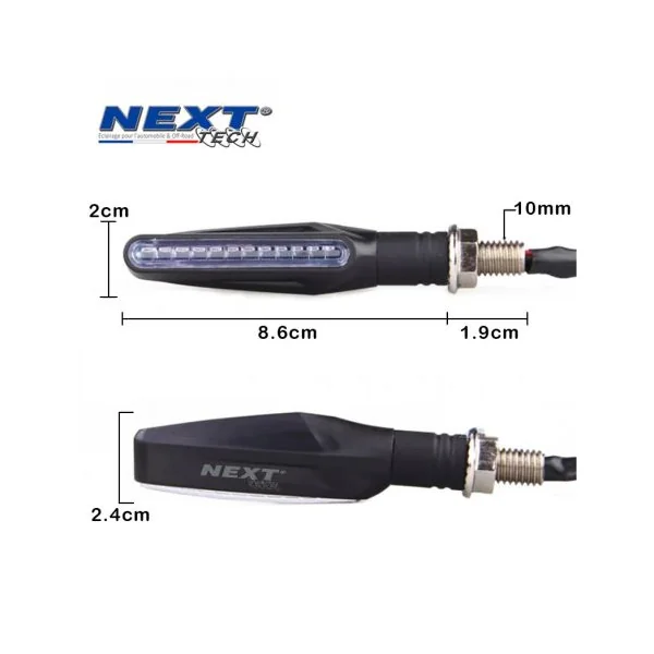 Clignotants LED dynamique Moto Quad Scooter Next-Tech®